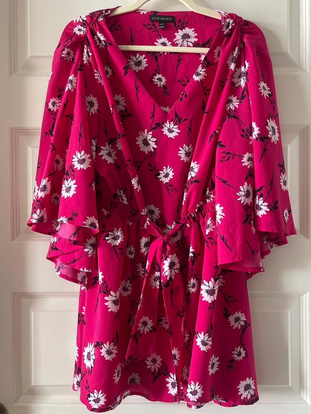 Lane Bryant bright pink blouse | Size 10/12